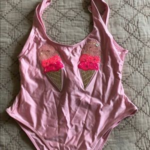 Swimsuit with sequin detail